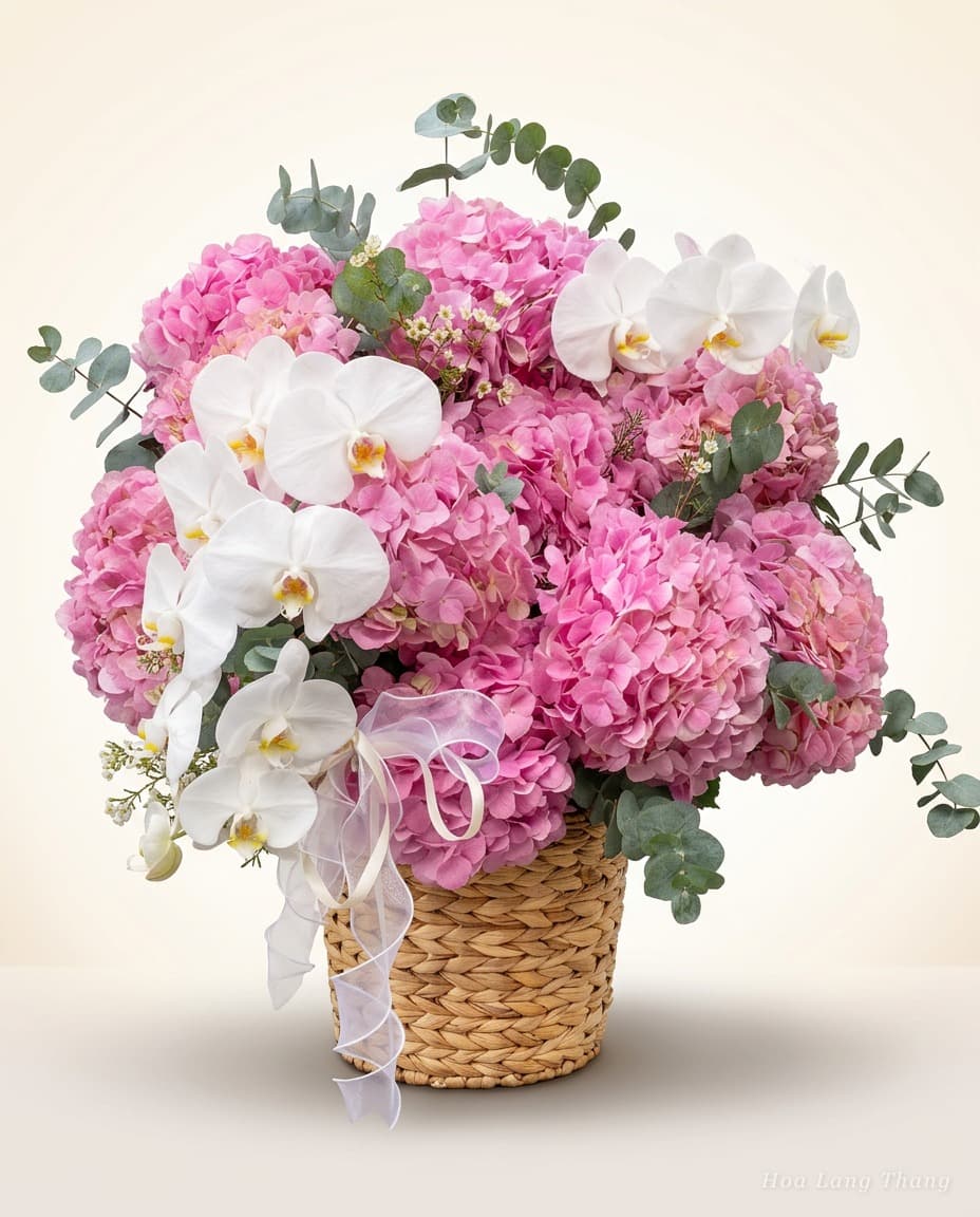 Céleste Orchid Basket