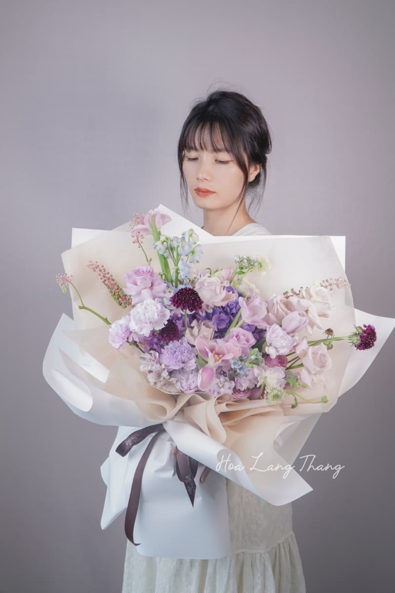 Hoa Wrap Bouquet Phong Cách Hàn Quốc – Tinh Tế Trong Từng Lớp Giấy